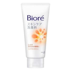  KAO Biore Skin Care Rich Moisture Пенка для умывания "Глубокое увлажнение", со сладким цветочным ароматом, туба 130г., фото 2 