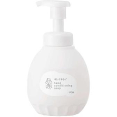  LION Мыло-пенка для рук "KireiKirei" (увлажняющий барьер + антибактериальное действие, аромат цветочного мыла) 450 мл, флакон с дозатором, фото 1 