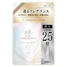 NS FaFa Кондиционер для белья Fine Fragrance Ciel с ароматом лимона, сирени и фрезии, сменная упаковка, 1400мл., фото 1 