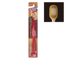  EBISU Широкая 7-ми рядная зубная щётка с увеличенным количеством пучков овальной формы со сверхтонкими концами щетинок, 1 шт, мягкая, фото 1 