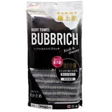  AISEN BUBBRICH Массажная мочалка с высоким пенообразованием, сверхжесткая, темно-серая, 28Х100см., фото 1 