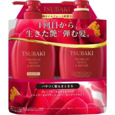  SHISEIDO Tsubaki Premium Moist & Repair Set Набор для увлажнения и восстановления волос Шампунь 450 мл + Кондиционер 450 мл, фото 1 