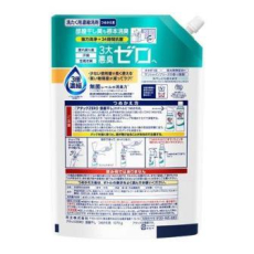  KAO Жидкое средство для стирки "Attack ZERO" (суперконцентрат, с защитой от неприятных запахов при сушке в помещении) 1070 г, сменная упаковка с крышкой, фото 2 