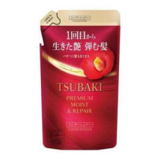 SHISEIDO Увлажняющий кондиционер для волос Tsubaki Premium с маслом камелии, с ароматом камелии и цветов, сменная упаковка 300мл., фото 1 