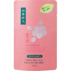  KUMANO YUSHI Shikioriori Camellia Oil Кондиционер для сухих и поврежденных волос, c маслом камелии, сменная упаковка 450мл., фото 1 