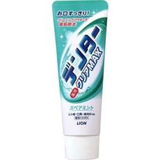  LION Зубная паста с фтором Dentor Clear Япония от кариеса с микро пудрой мятная 140 г, фото 1 