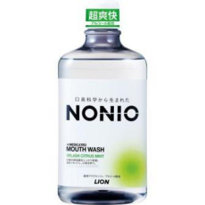  LION Ежедневный зубной ополаскиватель "Nonio" с длительной защитой от неприятного запаха (аромат цитрусовых и мяты) 1000 мл, фото 1 