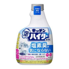  KAO Кухонный отбеливатель Kitchen Haiter Handy Spray пенка-спрей без запаха сменный флакон 400мл., фото 1 