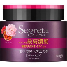  KAO Высококонцентрированная маска Segreta для безжизненных сухих тонких и ломких волос объём и увлажнение 180 г, фото 1 