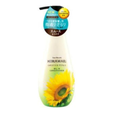  KRACIE Dear Beaute Himawari Smooth & Repair Кондиционер с растительным комплексом для восстановления и гладкости волос, с цветочным ароматом и нотками цитрусов, личи и черной смородины, помпа 500г., фото 1 