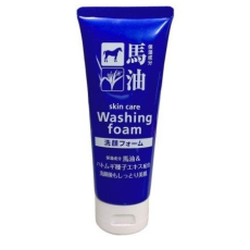  KUMANO YUSHI Horse Oil & Hatomugi Washing Foam Пенка для умывания и удаления макияжа, с лошадиным маслом и экстрактом бусенника, 130г., фото 1 
