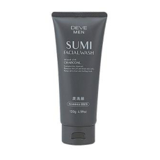  KUMANO YUSHI Deve Men Мужская очищающая пенка для умывания, с древесным углем, туба 130г., фото 1 