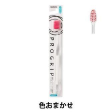  EBISU Pro Grip Зубная щетка с компактной чистящей головкой, с тонкими шестигранными спиральными щетинками и прорезиненной ручкой, 4-рядная, мягкая., фото 1 