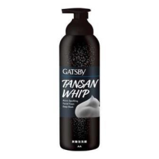  MANDOM Мужская пенка "Gatsby Facial Foam Deep Black" для умывания с карбоновой кислотой и древесным углём суперочищение и свежесть 200 г, фото 1 
