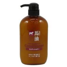  KUMANO YUSHI Кондиционер с лошадиным маслом и маслом камелии Horse Oil Conditioner для поврежденных и ломких волос, 600мл., фото 1 