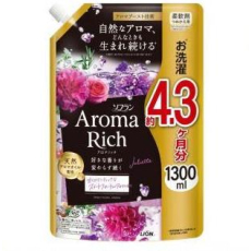  LION Aroma Rich Juliette Кондиционер для белья с фруктово-цветочным ароматом, сменная упаковка, 1300мл., фото 1 