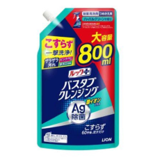  LION Look Silver Ion Plus Чистящее средство для ванной комнаты быстрого действия, с ионами серебра и ароматом трав и мяты, сменная упаковка с крышкой 800мл., фото 1 