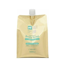  KUMANO YUSHI Жидкое мыло для тела с лошадиным маслом и гиалуроновой кислотой Horse Oil Body Soap сменный блок, 1000мл., фото 1 