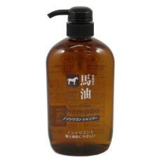  KUMANO YUSHI Шампунь с лошадиным маслом и маслом камелии Horse Oil Shampoo для поврежденных и ломких волос, 600мл., фото 1 