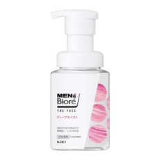  KAO Men's Biore The Face Deep Moist Пенка для умывания мужская с гиалуроновой кислотой для глубокого увлажнения кожи, с ароматом цветочного мускуса, 200мл., фото 1 