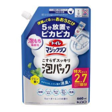  KAO Чистящая и дезинфицирующая спрей-пенка для туалета Toilet Magiclean с ароматом мяты, мягкая упаковка с крышкой 660мл., фото 1 
