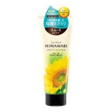  KRACIE Dear Beaute Himawari Smooth & Repair Маска с растительным комплексом для восстановления и гладкости волос, с цветочным ароматом и нотками цитрусов, личи и черной смородины, туба 200г., фото 1 