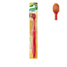  EBISU Compact Regular Широкая 6-рядная зубная щётка с головкой алмазной формы, двухуровневой комбинированной щетиной и сверхтонкими кончиками щетинок, 1 шт, средняя жёсткость, фото 1 