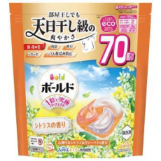  P&G Bould Gerbol 4D Гелевые капсулы для стирки белья Bold, с ароматом цитрусов и вербены, 70шт., фото 1 