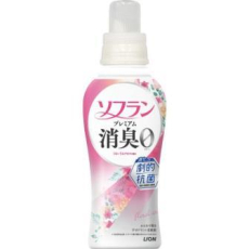  LION Кондиционер для белья "SOFLAN – Premium Deodorizer" (мощный антибактериальный эффект для защиты от неприятного запаха – натуральный аромат цветов) 480 мл, фото 1 