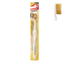  EBISU Regular Super Soft Широкая 6-рядная зубная щётка с головкой овальной формы, двухуровневой комбинированной щетиной и сверхтонкими кончиками щетинок, 1 шт, мягкая, фото 1 