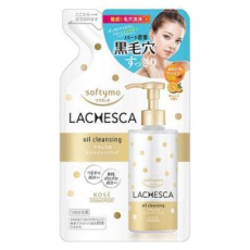  KOSE Масло Softymo Lachesca для снятия водостойкого макияжа, раскрытия и очищения пор и удаления черных точек 200 мл, сменная упаковка, фото 1 