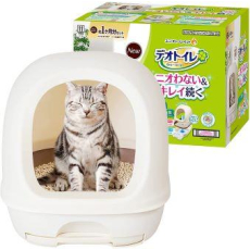  Unicharm Туалет Deo Toilet  для кошек системный закрытый светлый, фото 1 