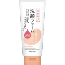  KUMANO YUSHI Shikioriori Soy Milk Очищающая пенка для умывания, с изофлавонами сои, туба 200г., фото 1 