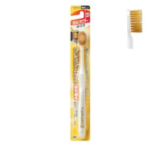  EBISU Standart Regular Широкая 6-рядная зубная щётка с головкой овальной формы, двухуровневой комбинированной щетиной и сверхтонкими кончиками щетинок, 1 шт, средняя жёсткость, фото 1 