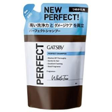  MANDOM Шампунь для мужчин Gatsby Perfect Shampoo для двойной очистки кожи головы и удаления укладочных средств аромат белого чая 300 мл, фото 1 