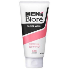  KAO Мужская пенка для умывания лица Men's Biore Япония увлажнение цветы и цитрус 130 г, фото 1 