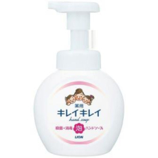  LION KireiKirei Citrus Fruity Мыло-пенка для рук с маслом лимона, с фруктово-цитрусовым ароматом, помпа, 250мл., фото 1 