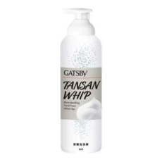  MANDOM Мужская пенка "Gatsby Facial Foam White Clay" для умывания с карбоновой кислотой и белой глиной суперочищение и увлажнение 200 г, фото 1 