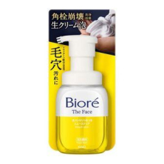  Biore Очищающая пенка для умывания The Face Smooth Clear для гладкости кожи, c нежным ароматом бергамота, диспенсер 200мл., фото 1 