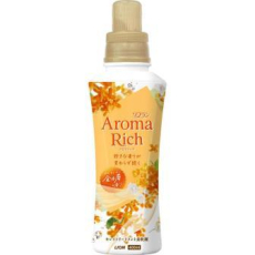 LION Кондиционер-ополаскиватель Aroma Rich Osmanthus для белья 400мл., фото 1 