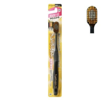  EBISU Large Regular Широкая 6-рядная зубная щётка с увеличенной головкой овальной формы, двухуровневой комбинированной щетиной и сверхтонкими кончиками щетинок, 1 шт, мягкая, фото 1 