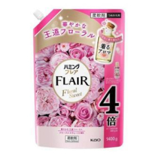  KAO Кондиционер для белья Парфюмированный Humming Flair Floral Sweet Spout 1400гр, фото 1 