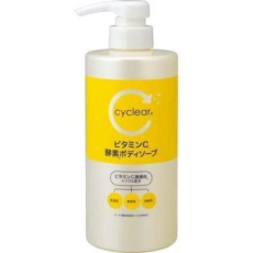  KUMANO YUSHI Cyclear Vitamin C Жидкое мыло для тела увлажняющее, с витамином С и энзимами, с цитрусовым ароматом, 500мл., фото 1 