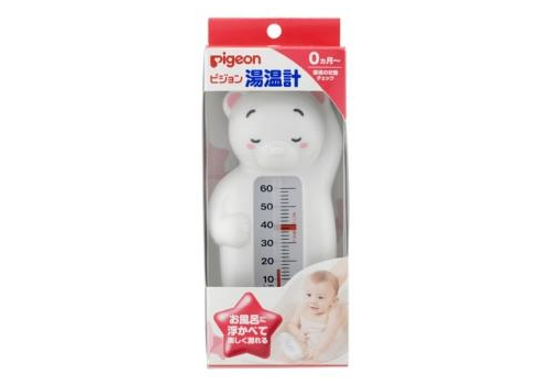 Термометр для измерения температуры воды «Белый медведь» С 0 месяцев.  Pigeon Japan, фото 1 