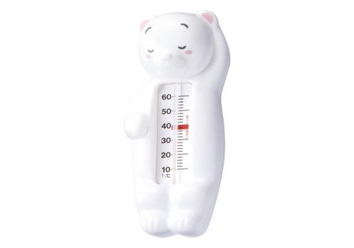  Термометр для измерения температуры воды «Белый медведь» С 0 месяцев.  Pigeon Japan, фото 2 