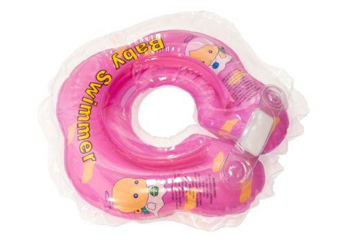  Круг на шею розовый BS (BS02P) 0-24 мес Baby Swimmer, фото 1 