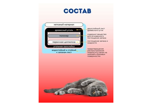  Super Cat Пеленки для системного туалета Deo-Toilet с древесным углем недельные коробка 20шт Х 12уп, фото 4 