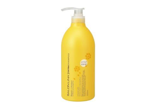 KUMANO YUSHI Salon Link Extra Shampoo Osmanthus Восстанавливающий шампунь для волос, с аминокислотами и протеинами шелка, с ароматом османтуса, 1000мл., фото 1 