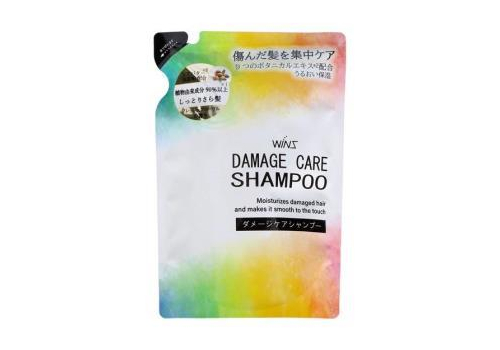  ND Восстанавливающий шампунь "Wins Damage Care Shampoo" с маслом Арганы 340 г, мягкая упаковка, фото 1 
