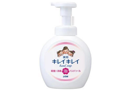  LION Kirei Kirei Foam Hand Soap Мыло-пенка для рук антибактериальное, помпа 500мл., фото 1 